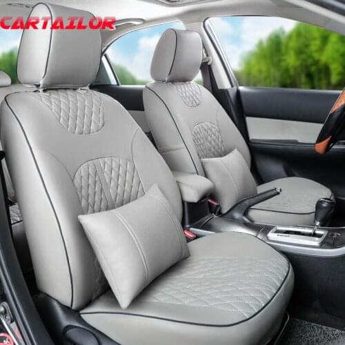 CARTAILOR Cover Seats for Benz ml350 ml320 Car Seat Covers & Supports Interior Accessories Set PU Leather Auto Cushion Protector