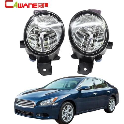 Cawanerl For Nissan Maxima 2009 2010 2011 2012 2013 2014 2015 Car H11 4000LM LED Light Right + Left Fog Light DRL 12V 2 Pieces