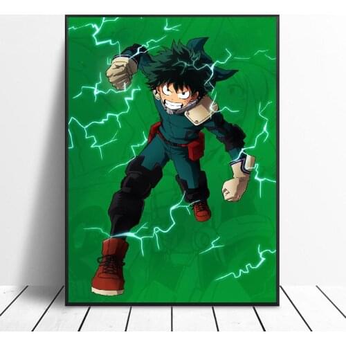Deku ( One for all ) Canvas Painting Wall Art Pictures Prints Home Decor Wall Poster Decoration For Living Room