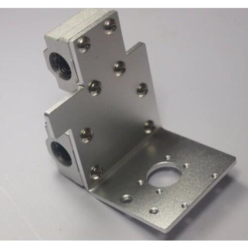 Reprap Prusa i3 3D printer parts X axis printing head X Metal exturder carriage aluminum alloy 45mm hole distance
