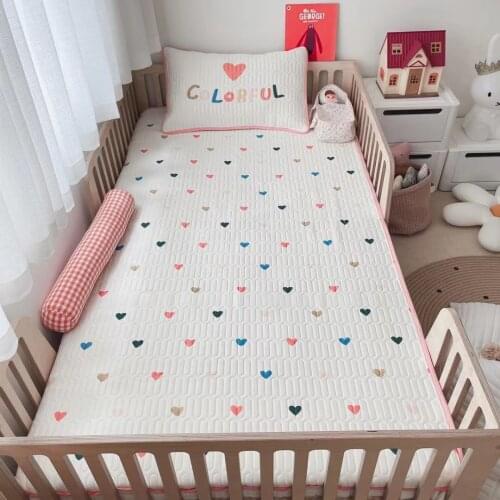 Baby Bedding Set Baby Crib Sheets Pillow Case Mattress Cover Cradle Cot Sheet Bedsheet Toddler Bed Linen Baby Playing Mat 120x60