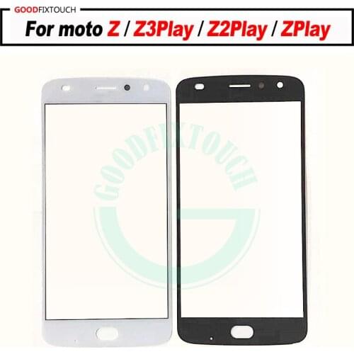 For moto Z / Zplay / Z2 Play Z3 Play Front Glass Touch Screen Top Lens LCD Outer Panel For moto Z3Play Z2Play Z ZPlay
