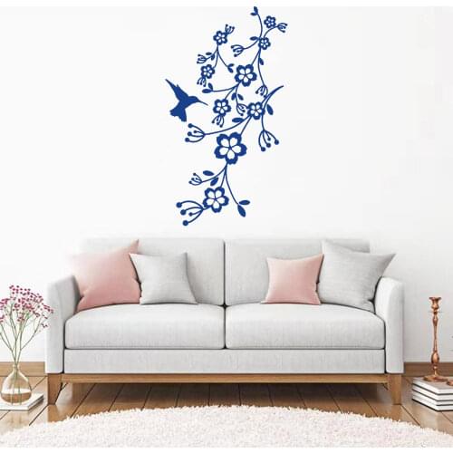 Creative Flower Vine Wall Stickers Home Decoration For Childrens Room Fridge Living Room Art Wallpaper Vinly Mural DW7178