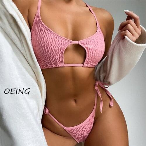 Swimsuit Women String Thong 2 Piece Sets Women Sexy Bathing Suit Women Bikini Set 2021 Swimming Suit for Women