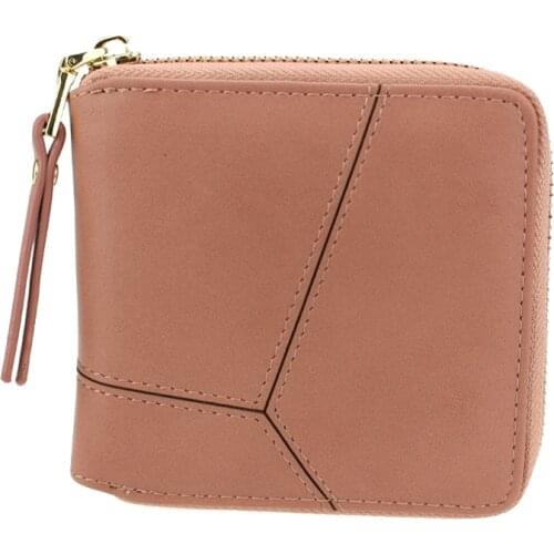 Square Small Women Wallet Pu Leather Female Purse 2020 Brand Designer Lady Wallet Short Girl Purse Zipper Card Holders