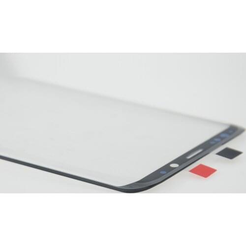 Maijieke Black Front Screen Glass Lens Replacement For Samsung Galaxy S8 S9 Plus Note 8 Note 9 Touch Screen Outer Glass Repair