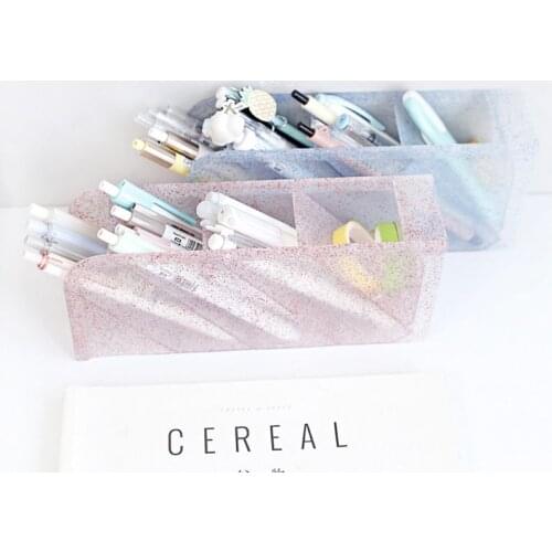 Multi-function 4 Grid Desktop Pen Holder Office School Storage Case Box Desktop Pens Pencil Organizer