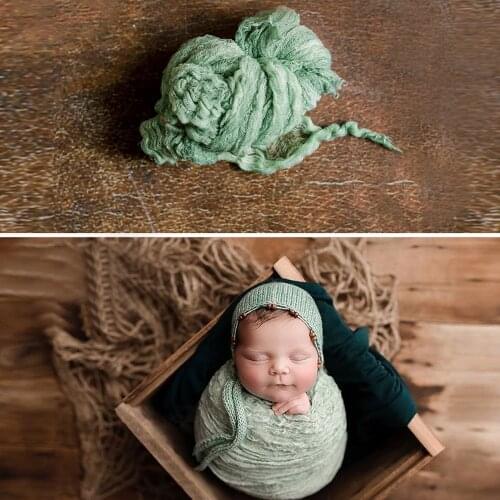 Newborn Baby Bubble Wrapping Baby Photography Shooting Background Retro Parcel Baby Filled Basket Studio Photograph