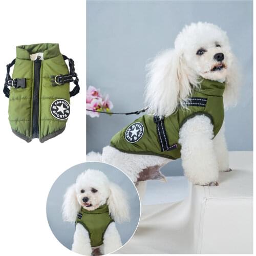 Big Dog Clothes Winter Warm Pet Vest Jacket Waterproof Dog Coat Clothes For Large Dog Bulldog Golden Retriever Labrador Clothing