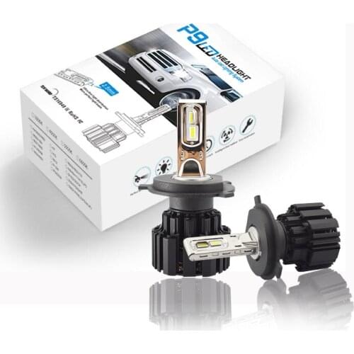 P9 car LED headlights with G-XP LED chips 50W H4 H7 H11 9005 9006 H13 car LED headlight bulbs 6500K