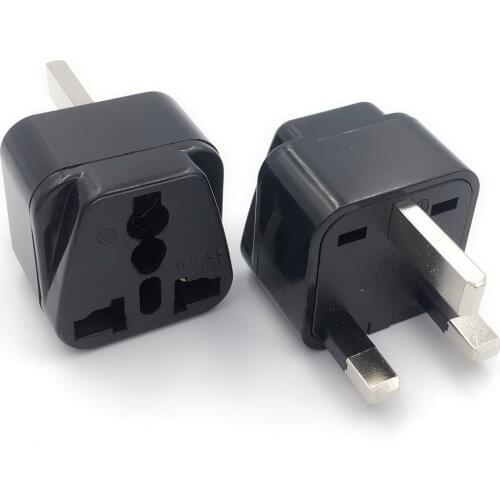 UK Plug Adapter Electrical Plugs International AC Power Socket Converter 13A 250V To EU European US AU Plug Adaptor