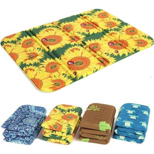 Portable folding pad Anti-dirty Park picnic mat Moisture proof pad cushion Outdoor Camping Mat XPE Waterproof Beach Mat Pad U3