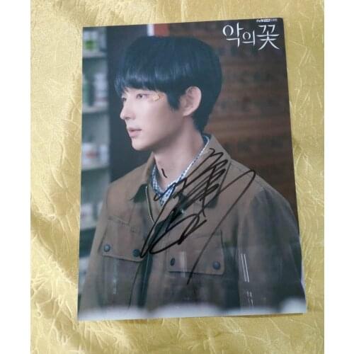 Hand signed LEE JOON GI autographed photo Flower of Evil 5*7 K-POP 10202002