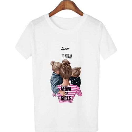 Family matching tshirt women father mother son daughter outfits t shirt mum vogue boy girls tshirt tops Forever your little girl