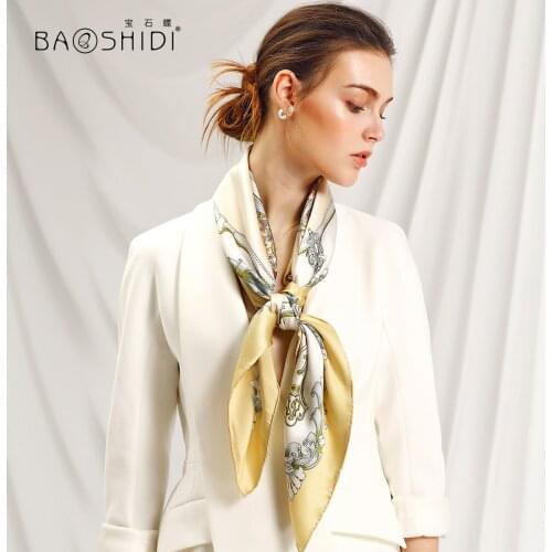 Butterfly silk scarves womens fashion versatile big scarf mulberry silk spring and autumn summer Shawl / cozy time