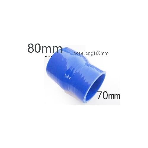 Id70/80mm Silicone Transition Coupler Turbo Intercooler Pipe Hose Reducer 100 mm