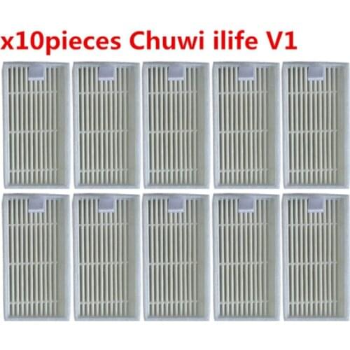 10 pieces/lot Robot Vacuum Cleaner HEPA Filter replacement for chuwi ilife V5 V3 V1 Robotisc Vacuum Cleaner ilife v1