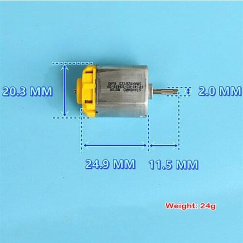 Standard 140 Mini Motor Electric DC 12V-24V 18V High Speed Strong Magnetic Mute DIY Toy Car Large Truck Folding Rearview Mirror