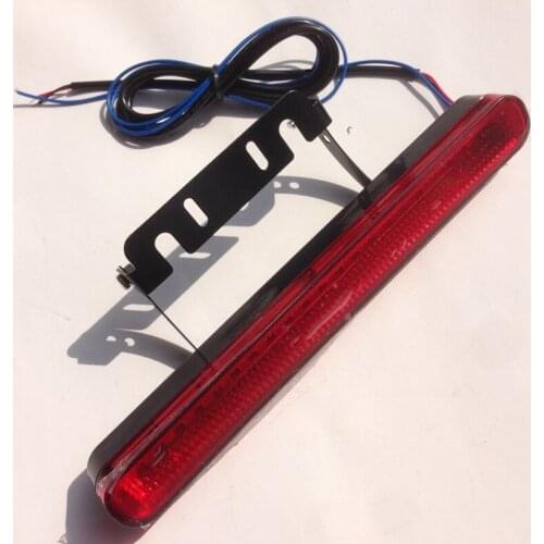 Led Car third brake light 12v Autos Stop brake rear tail additional light Strobe flash warning fog lamp for Universal Vehicles