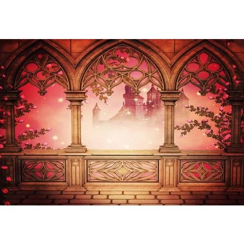 Golden palace backgrounds kid photo vinyl newborn birthday Photography backdrops for photo Studio accessories photophone lv-1603