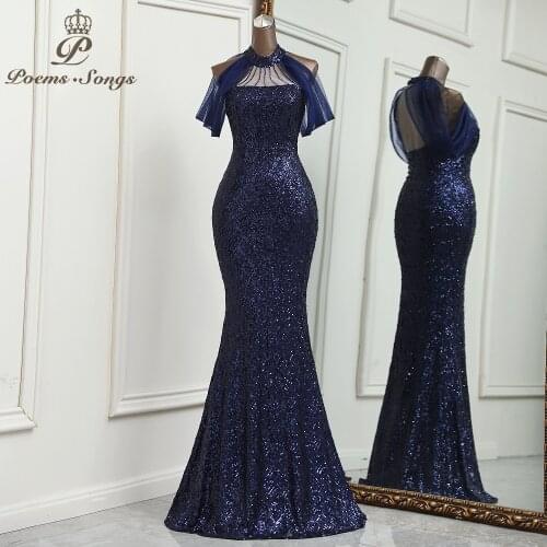 2021 Sexy Strapless mermaid evening dress vestidos de fiesta robe longue robe de soiree de mariage robe femme party dress