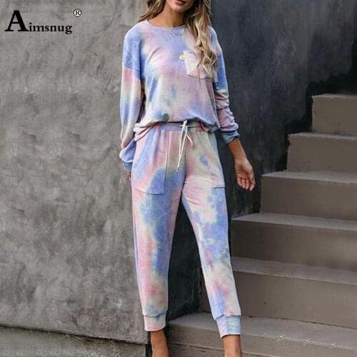 Женские пижамы с брюками Aimsnug China At AliExpress