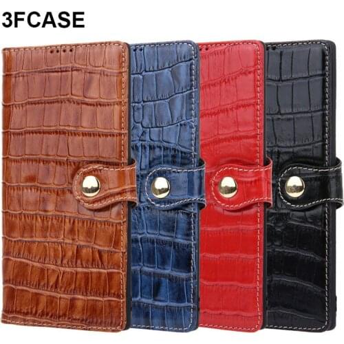 For Samsung Galaxy Note 10 Plus Wallet Case Genuine Leather Full Cover Luxury Crocodile Funda For Samsung Galaxy Note 10+ Case