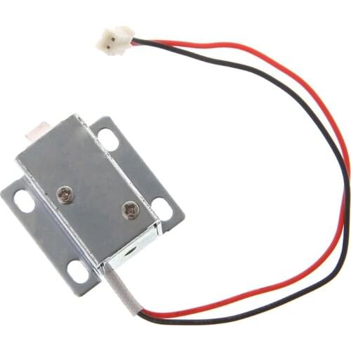 Electronic Lock Catch Door Gate 12V 0.4A Release Assembly Solenoid Access
