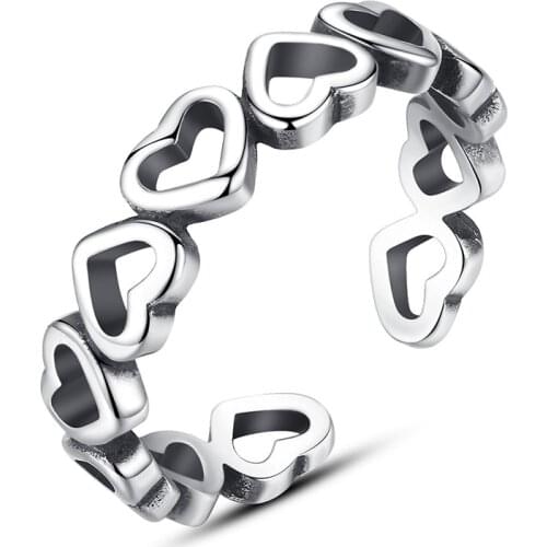 KobitAce Women's Silver Rings