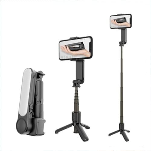 Mini Stabilizer Handheld Gimbal Stabilizers Bluetooth Selfie Stick Tripod For Phone iOS Android Phone Stand Holder Cell Tripod