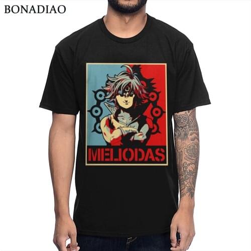 For Male Leisure Japanese Anime Manga Meliodas Seven deadly sins T Shirt