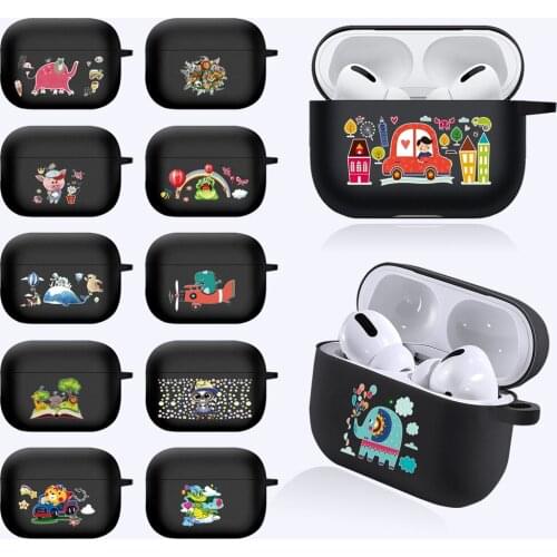 Cute Pattern Soft Silicone Case for Airpods Pro Case Wireless Bluetooth Case for Airpod 3 Earphone Case Cover Air Pods 3 Fundas