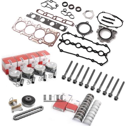 Engine Cylinder Rebuild Overhaul Set For V W G TI GLI AUDI A3 A4 2.0 TFSI BPY BWA SKODA