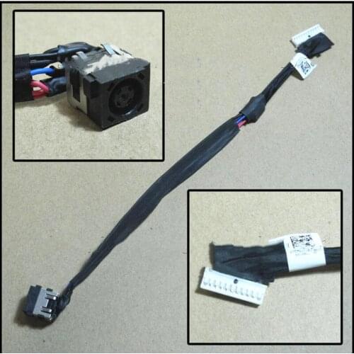Laptop DC Power Jack Cable Charging Socket Port Cord Wire Harness For Dell Alienware 17 R1 R2 R3 P43F T8DK8 P42F P43F 0T8DK8