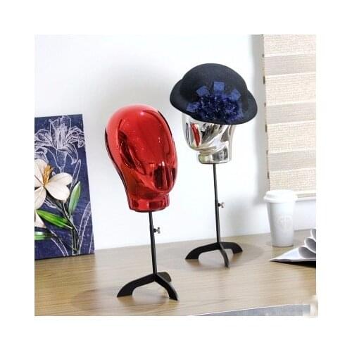New Style Fashionable Electroplate Fashion Head Mannequin Head Model Factory Directsell