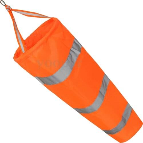 New Hot 80cm Aviation Windsock Rip-stop Wind Measurement Sock Bag + Reflective Belt