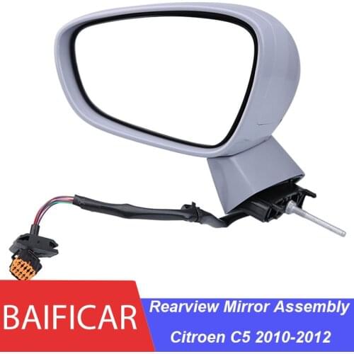 Baificar Brand New Rearview Mirror Assembly Exterior Rear View Cover Glass For Citroen C5 2010-2012