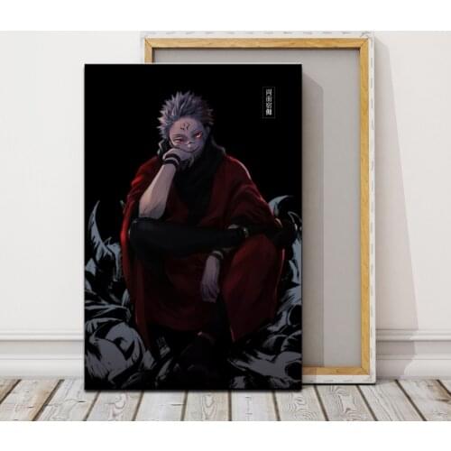 Poster Wall Art HD Print Picture Canvas Painting Jujutsu Kaisen Ryomen Sukuna Anime Nordic Modular Modern Living Room Home Decor