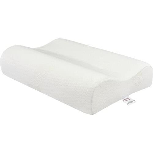 Visco Foam Aloevera Air Ducted Memory Foam Pillow With Neck Support Bedding Orthopedic Bamboo Fabric Treated With Comfortable