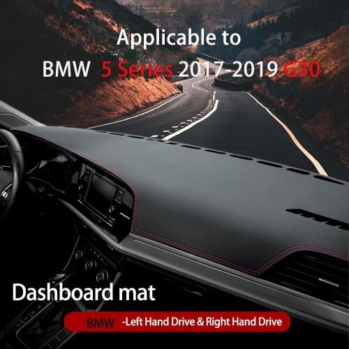 Anti-Slip Mat for BMW 5 Series G30 2017 2018 2019 2020 Dashboard Cover Pad Dashmat Carpet Cape Accessories 520i 525i 530i 540i