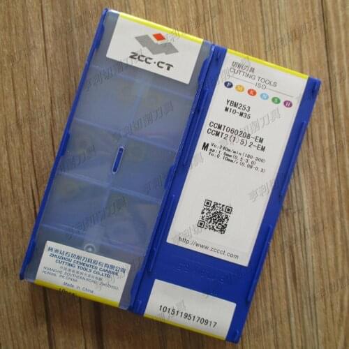 Boring CNC lathe CCMT060204 060208 EM YBM253 special for stainless steel metal lathe tools tool Milling tool tungsten ccmt
