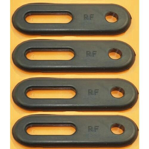 4PCS RUBBER DOOR BAND STRAP FITS YAMAHA RHINO 700 660 450 ALL YEARS & MODELS