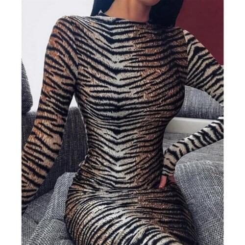 Sexy Mini Dress Womens Leopard Evening Cocktail Party Bodycon Clubwear Dresses Bikini Cover Up Beachwear