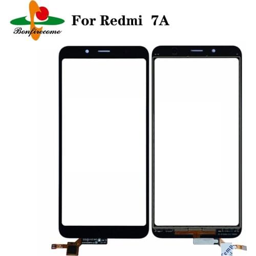 10Pcs\lot Touchscreen For Xiaomi Redmi 7A Touch Screen Panel Sensor LCD Display 5.45" Glass Digitizer Replacement