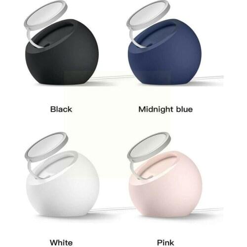 Silicone Round Wireless Charging Holder For iPhone12 For Holder Phone For Stand X9X8
