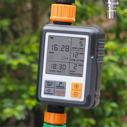 Automatic Smart LWatering Timer arge Screen Timing Tool Digital Display Garden Lawn Sprinkler Timer
