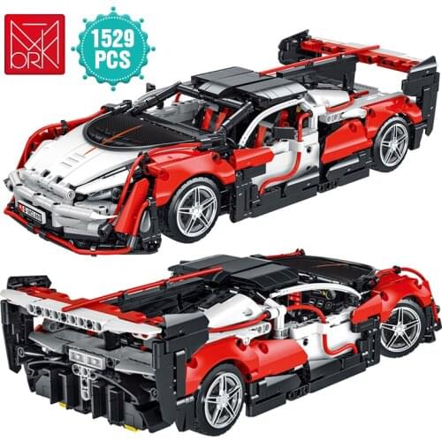 Technical Expert Sports Car Building Blocks Famous Super Racing Vehicle Bricks Assembly Model Toys For Children Boys Gift