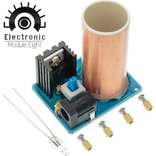 1PCS BD243 Mini Tesla Coil Kit Magic Props DIY Parts Empty Lights Technology Diy Electronics BD243C Module
