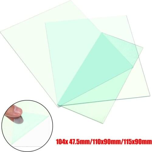 1Pc Welding Hood Helmet Solar Automatic Large Clear Lens Mask Cover Argon Arc Welding Cap Lens 104x 47.5mm/110x90mm/115x90mm