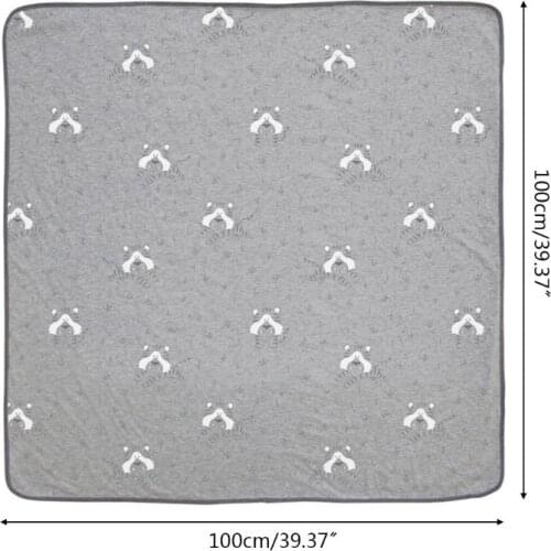 100x100cm Newborn Baby Receiving Blanket Cotton Swaddle Wrap Photography Props XXFE